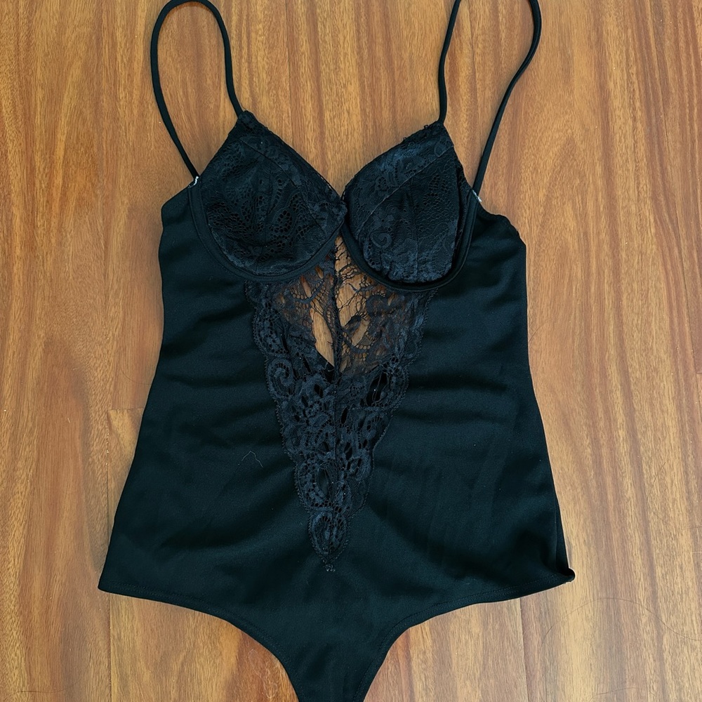 Black Lace Bodysuit